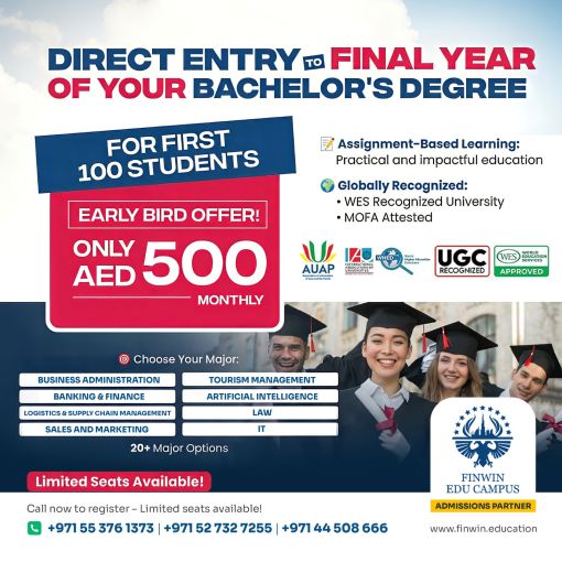 Bachelors final year direct entry