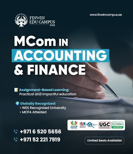 MCom in Accounting & Finance